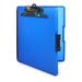 Dexas Slimcase 2 Storage Clipboard with Side Opening and Calculator Blue