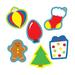 Carson Dellosa Mini Christmas CutoutsÃ¢â‚¬â€�Colorful Lights Ornaments Stockings Presents Tree Gingerbread Men Christmas Bulletin Board Decorations Homeschool or Classroom Decor (41 pc)