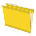 Pendaflex-1PK Ready-Tab Colored Reinforced Hanging Folders Letter Size 1/5-Cut Tabs Yellow 25/Box