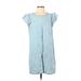 As U Wish Casual Dress: Blue Dresses - Women's Size Small