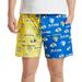 Men's Concepts Sport Royal/Gold Los Angeles Rams Breakthrough AOP Knit Split Shorts