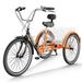 MOPHOTO Adult Tricycles 3 Wheel 7 Speed Trikes 26 inch Tire Cruiser Bike with Low Step Through Frame&Big Basket for Shopping Picnics Exercise Men Women