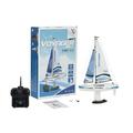 PLAYSTEAM Voyager 280 2.4GHz RC Motor Powered Sailboat in Blue