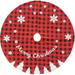Christmas Tree Skirt Red/White Black Plain Snowflake Thicker Soft Tear Resistant Scene Layout Washable Party Decoration Xmas Tree Floor Mat Party Supplies