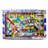 Kidplay Diecast Cars Urban City Airport Playset Kids Toys 50pc