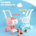 HAOAN Kids Shopping Trolley Toy Pretend Play Grocery Cart Toys Fun Gifts for Boys and Girls Children Shopping Cart Trolley Play Set BLue