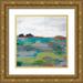 Bernsen Leslie 12x12 Gold Ornate Wood Framed with Double Matting Museum Art Print Titled - Wind Swept