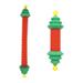 Baby Toys Santa Old Man Christmas Tree Sensory Stretch Tubes Children Decompression Toy Telescopic Bellows Sensory Toys Color Stretch Tube Fun Telescopic Tube Kids Toys Plastic C