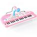 37 Keys Kids Piano Keyboard with Microphone Multifunctional Portable Electronic Piano Educational Musical Instrument Toy Birthday Gifts for Beginner Children Toddler Boys Girls Age 3-6