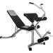 6+3 Positions Adjustable Weight Bench with Leg Utility Benches with Preacher Curl