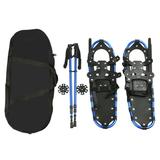 Roeam Snow Shoes Aluminum Snow Shoes with Adjustable Poles Carry Bag for Women Men