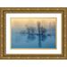 Butali David 14x11 Gold Ornate Wood Framed with Double Matting Museum Art Print Titled - Morning Reflection