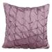 Cushion Cover Custom Lavender European Shams 26x26 inch (65x65 cm) Taffeta Euro Sham Covers Solid Color Knots Pintucks Textured Modern European Sham Pillow - Lavender Texture