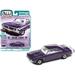1971 Dodge Dart Swinger 340 Special Plum Crazy Purple Metallic with White Tail Stripe Vintage Muscle Limited Edition 1/64 Diecast Model Car by Auto World