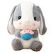 Sitting Lop Eared Rabbit Rabbit Stuffed Bunny Animal with Carrot Soft Lovely Realistic Long-Eared Standing Pink Plush Toys For Girls 3-6 years