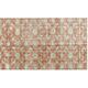 Ahgly Company Machine Washable Indoor Rectangle Traditional Rust Pink Area Rugs 8 x 12