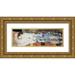 Klimt Gustav 14x7 Gold Ornate Wood Framed with Double Matting Museum Art Print Titled - The Three Ages of Woman