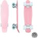 Swell Skateboards 22 inch and 28 Inch Plastic Retro Mini Cruiser Complete Skateboard for Beginners Boys Girls Youths Teens Adults and College Students. Coral 22 inch
