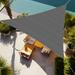 Artpuch 10 x 10 Sun Shade Sails Square Canopy UV Block Cover for Outdoor Patio Garden Yard Dark Grey