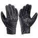 Daytona Bike Gloves L Size Goatskin Hard Protector Touch Panel Compatible Spring Summer Autumn Genuine Leather Vintage Line HBG-062 Black 19519