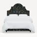Marion Bed Metal in Black Rifle Paper Co. x Cloth & Company | 58 H x 56 W x 78 D in | Wayfair 181BEDRPCMNBLKLCB