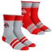 Youth Rock Em Socks Ohio State Buckeyes Multi-Stripe 2-Pack Team Crew Sock Set