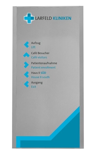 MADRID Silver Line Außenaufsteller 250 x 125 x 11,3 cm Image