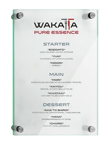 GALERIE Wegweiser DIN A4, ESG, 4 Halter i7320 Image