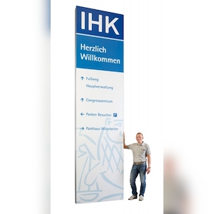 MADRID Silver Line Außenaufsteller Magnum XL, 300 x 100 x 16,7 cm Image