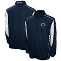 Men's Franchise Club Navy Penn State Nittany Lions Flex Thermatec Quarter-Zip Jacket