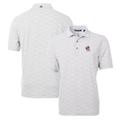 Men's Cutter & Buck Gray Louisville Cardinals Virtue Eco Pique Botanical Recycled Polo