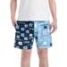 Men's Concepts Sport Carolina Blue/Navy North Tar Heels Breakthrough Knit Split Shorts