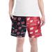 Men's Concepts Sport Red/Black Wisconsin Badgers Breakthrough Knit Split Shorts