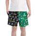 Men's Concepts Sport Kelly Green/Black Oregon Ducks Breakthrough Knit Split Shorts