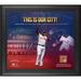 David Ortiz Boston Red Sox Framed Unsigned 15" x 17" Our City Speech Collage with Game-Used Dirt