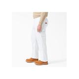 Men's Big & Tall Relaxed Fit Straight Leg Painter'S Pants Casual Pants by Dickies in White (Size 48 30)