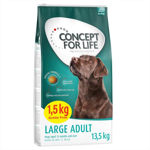 Concept for Life Large Adult - 12 + 1,5 kg gratis!
