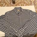 J. Crew Shirts | Jcrew Mens Long Sleeve Button Down Checked Shirt. Size Large. Like New. | Color: Blue/White | Size: L