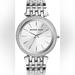 Michael Kors Accessories | Darci Quartz Silver Dial Crystal Pave Bezel Ladies Watch | Color: Silver | Size: Os
