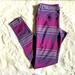 Athleta Pants & Jumpsuits | Athleta High Rise Expanse Striped Tights | Color: Pink/Purple | Size: S