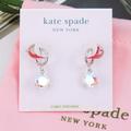 Kate Spade Jewelry | Kate Spade Brilliant Tri-Prong Huggies Ab Aurora Cz Zirconia Silver Tone | Color: Silver | Size: Os