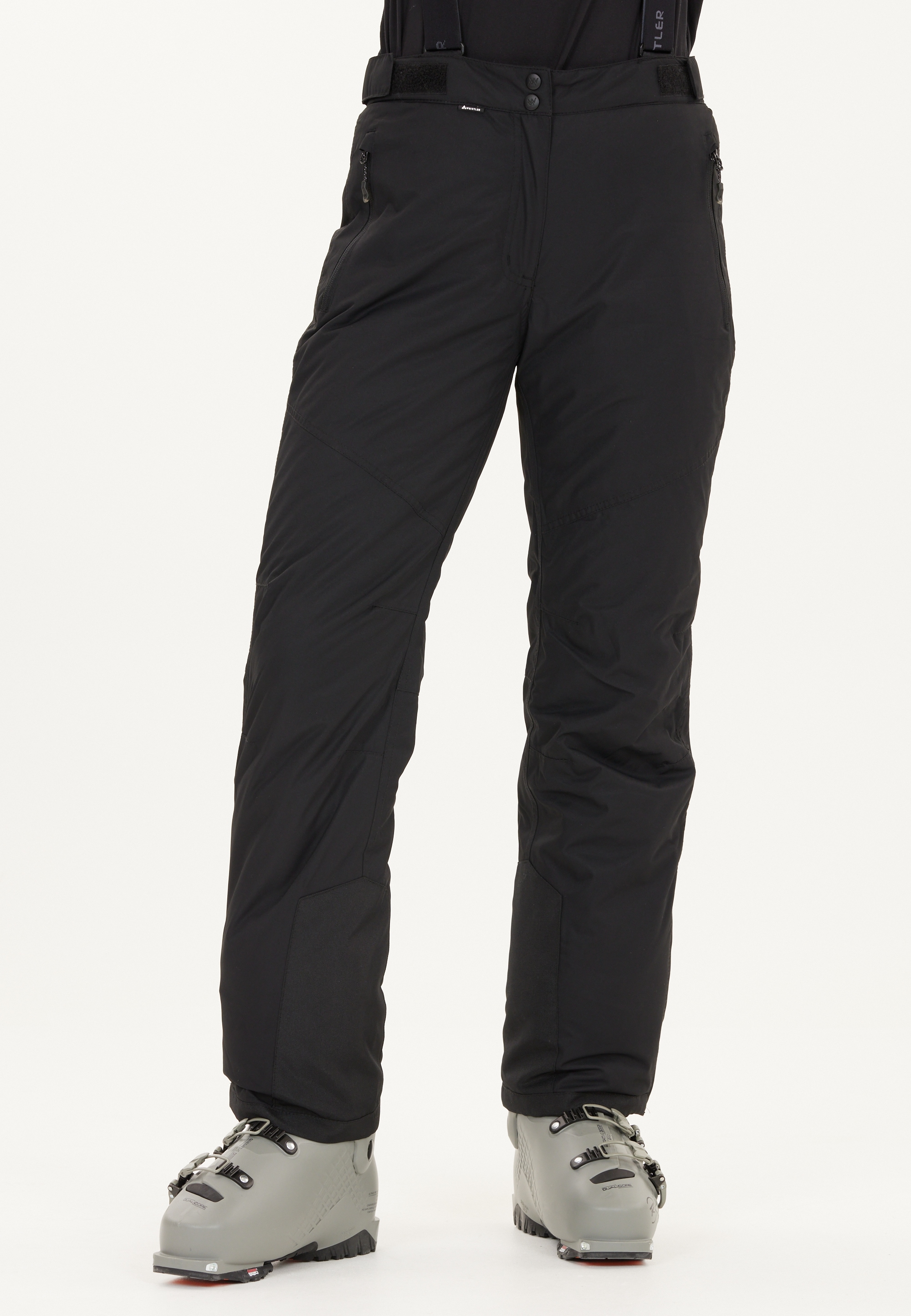 Skihose WHISTLER "Fairway", Damen, Gr. 40, EURO-Größen, schwarz, 100% Polyester, unifarben, lang, Hosen, mit wasser- und winddichter Funktionsmembran Image