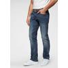 Regular-fit-Jeans CAMEL ACTIVE "HOUSTON", Herren, Gr. 32, Länge 34, blau (mid blau), Denim/Jeans, Obermaterial: 89% Baumwolle, 8% Polyester, 3% Elasthan, casual, regular fit lang, Jeans, im klassischen 5-Pocket-Stil