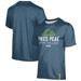 Men's ProSphere Heather Navy Pikes Peak State College Dad Logo T-Shirt