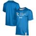 Men's ProSphere Blue Tulsa Community College Dad Logo Stripe T-Shirt