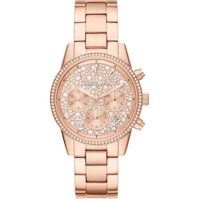 Michael Kors Chronograph Edelstahl roségold Damen Image