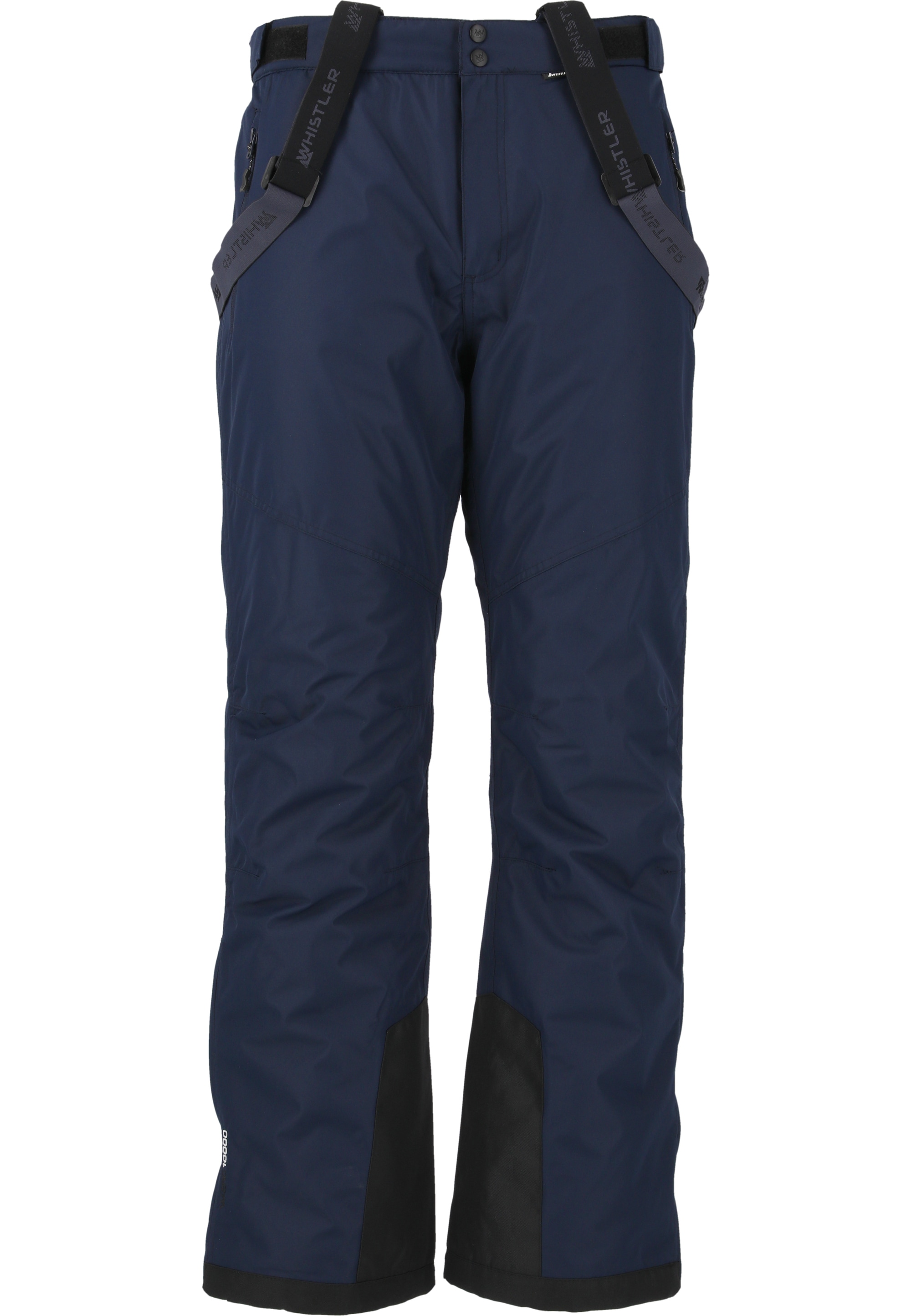 Skihose WHISTLER "Fairfax", Herren, Gr. XXL, US-Größen, blau (dunkelblau), 100% Polyester, unifarben, lang, Hosen Skihose, mit wasser- und winddichter Funktionsmembran