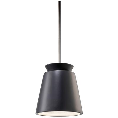 Small Trapezoid Pendant - Carbon Black - Brushed N...