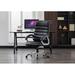 Inbox Zero Kalsoom Ergonomic Executive Chair Upholstered, Leather in Black | 45.27 H x 27.55 W x 27.55 D in | Wayfair