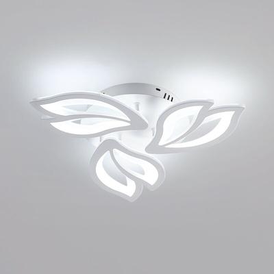 Led Deckenlampe, 40W Deckenlampe, Moderne LED-Kronleuchter 4500LM Kaltweiß 6500K für Wohnzimmer, Image